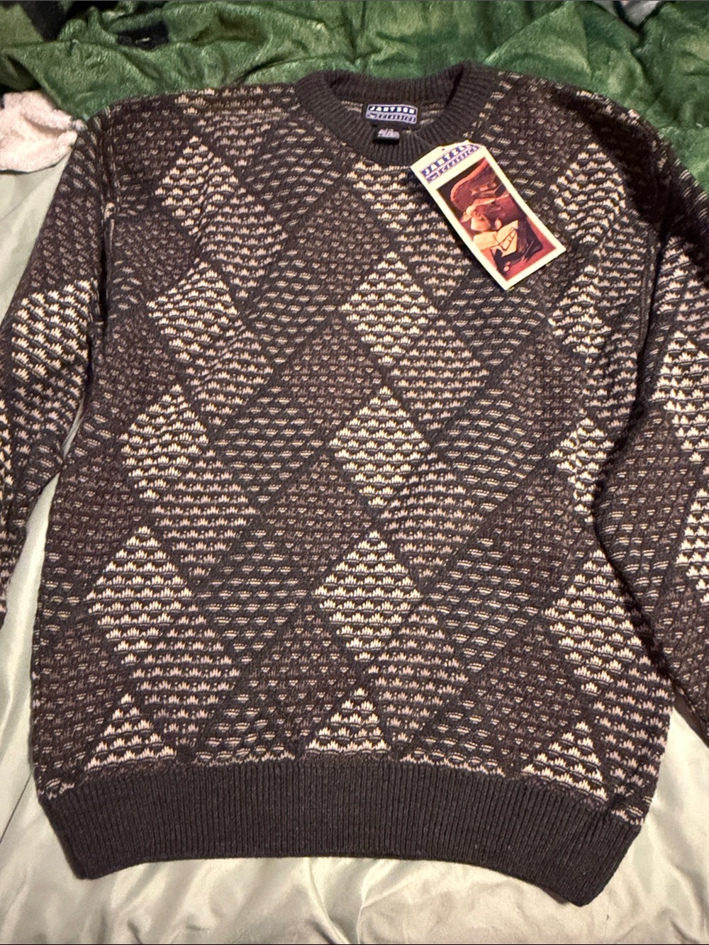 Vintage Jantzen Classics Geometric Patterned Sweater